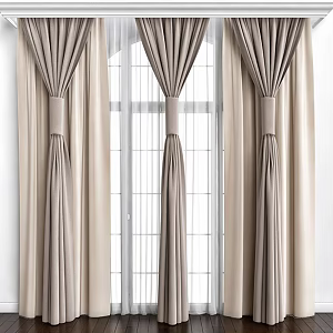 Modern Curtains 3d model
