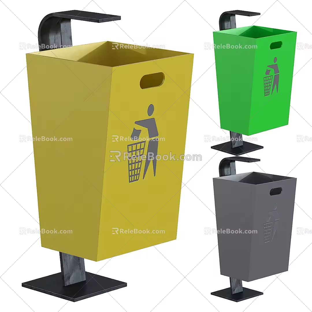trash can 3d model