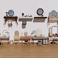 Stylish Dressing Tables With Various Designs Mirrors Chairs And Decorative Accents