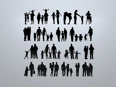 Character Border Character Element Wall Decoration Border Line 3d model