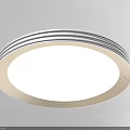 Modern Round And Square Ceiling Light With Illuminated Edge And Sleek Design 3d model