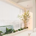 Modern Balcony Cream Balcony 3d model