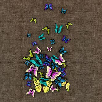 Modern Butterfly Craft 3d model