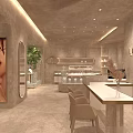 Elegant Luxury Jewelry Store Interior With Glass Display Cases And Warm Ambient Lighting