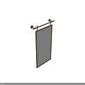 Full Length Mirror With Wooden Frame Modern Design For Home Bedroom Interior Decor