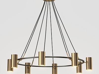 Modern Chandelier Lampatron Unity Pendant Chandelier Metal 3d model