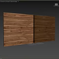 Wooden Component With Natural Wood Grain And Decorative Wooden Ball