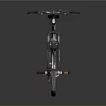 Oregon White Mountain Bicycle With Black Seat And Large Wheels Design
