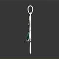 Ballerina Design Silver Pendant With Green Skirt And Diamond Accents Fashion Accessory