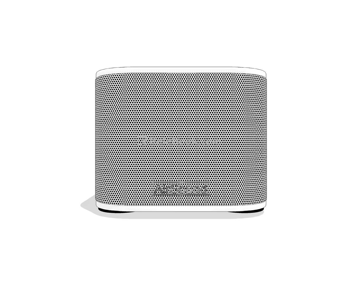 modern sound 3d model