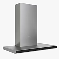 Sleek Stainless Steel Siemens Kitchen Range Hood With Flat Base Design