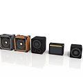 Various Design Home Speakers In Wooden And Black Finishes For Daily Use