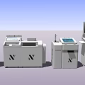 Modern all-in-one intelligent registration machine printer 3d model