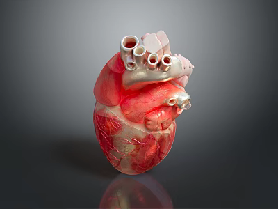 3D Heart Model Medical Device with Detailed Structure for Surgical Training and Education 3d model