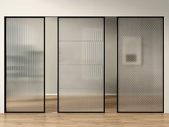 glass partition bathroom partition changhong glass partition wall oil sand glass partition living room partition screen partition restaurant partition 3d model