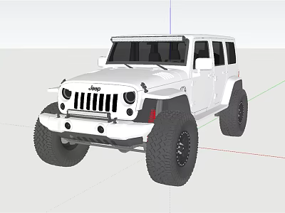 Hyundai Jeep 3d model