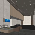 Company lobby 3d model