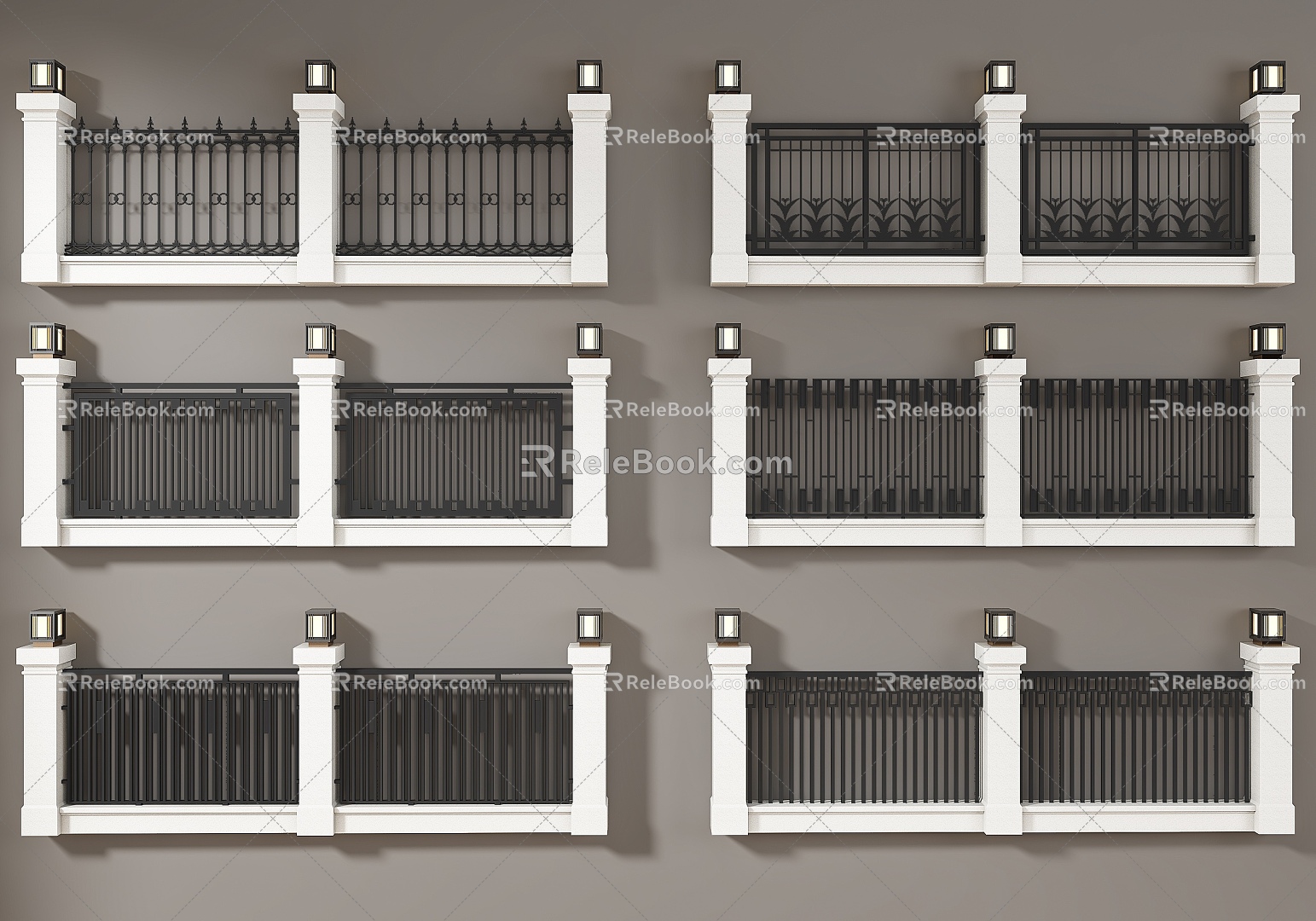 Fence fence fence iron fence fence fence fence isolation fence 3d model