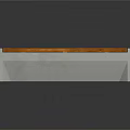 Outdoor Bench With Wooden Slats And Sturdy Concrete Base For Garden Patio Use