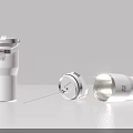 Stanley White Insulated Tumbler With Handle And Secure Lid Design