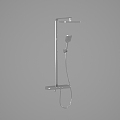 Large Shower Head Shower 3d model