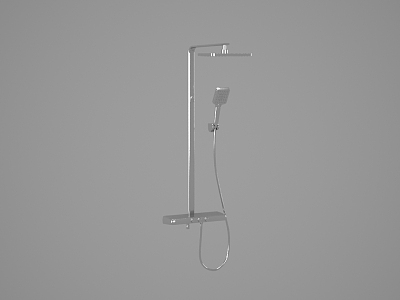 Large Shower Head Shower 3d model