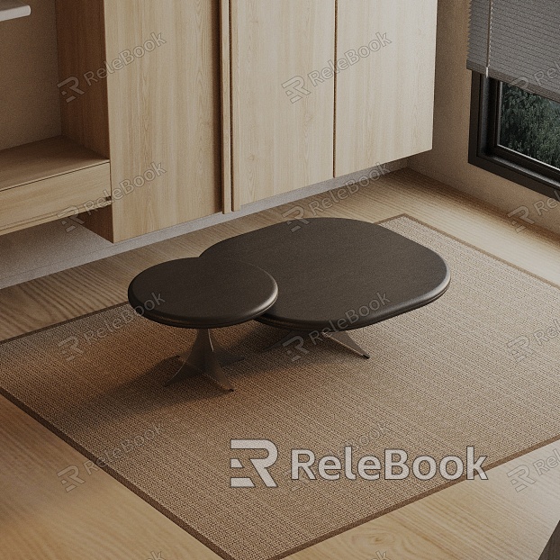 Modern coffee table model