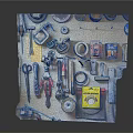 Modern Tools Hardware Tools Processing Tools 3d model