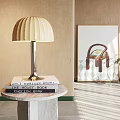 Modern Table Lamp Metal Mushroom-Shaped Table Lamp Combination 3d model