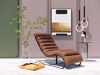 Modern recliner 3d model