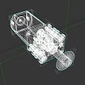 Industrial Equipment Precision Gear Motor With Metal Gears Shaft And Brass Components