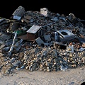 Scanning wreckage Life Ruins Life Scrap Building Ruins Building Wreckage Ruins Residue 3d model