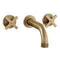 Modern Faucet Designs With Cross Handles In Brass And Stainless Steel Finishes