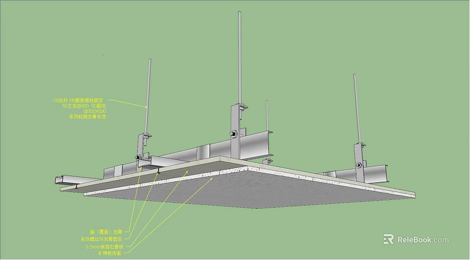 Hardware Tools With Metal Brackets Fixing Components And Structural Installation Parts 3d model