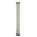 Modern Floor Lamp With Striped Metal Cylindrical Design For Interior Decor
