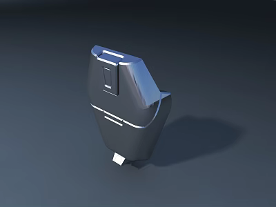 Highly Detailed Fighter Jet 3D Model Featuring Sleek Metallic Cockpit And Aerodynamic Design 3d model