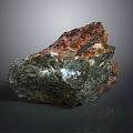 Natural Wood Stone Raw Block with Red Green Texture for Decoration