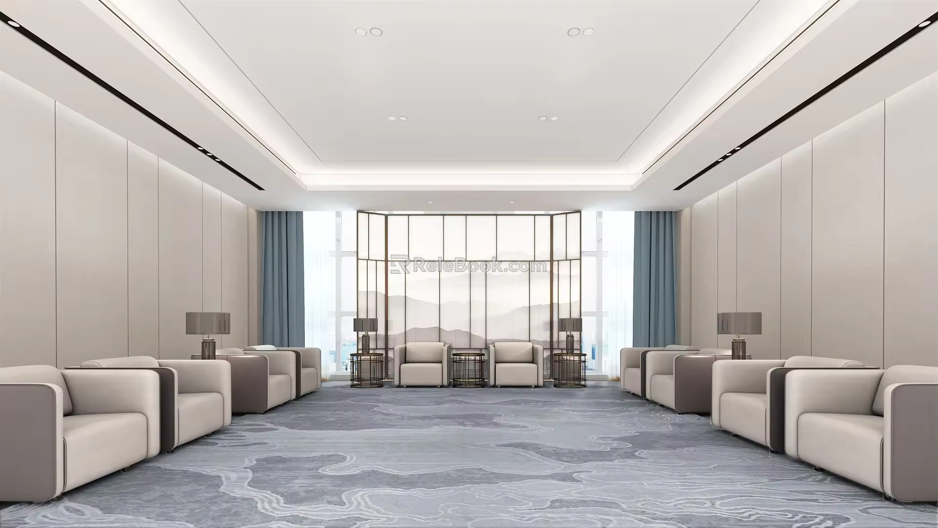 VIP Reception Room Modern Reception Room 3d model