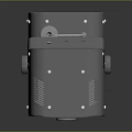 Monitor monitoring head security monitoring surveillance camera security camera remote monitoring 3d model
