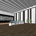 Modern Monitoring Room Command and Control Hall Monitoring Hall Dispatching Command Center Office Desk and Chair 3d model