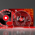 Music clock-in point beauty Chen music photo music dp Hong Kong style photo vinyl photo wall 3d model