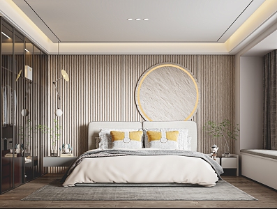 Master Bedroom Modern Bedroom 3d model