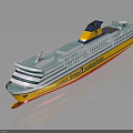 COLOR LINE Stavanger Ferry In Vibrant Yellow White Blue Exterior
