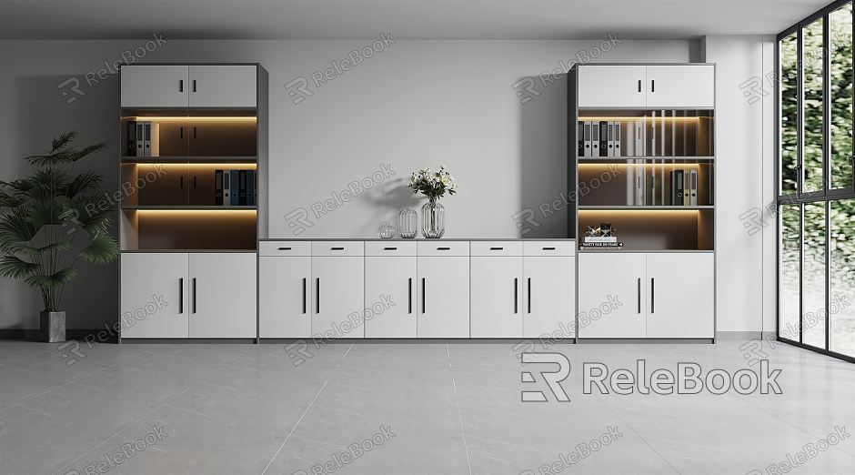 Modern file cabinet cabinet model