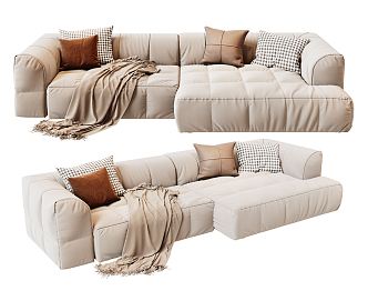 Modern corner sofa 3d model