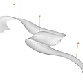 Modern special-shaped ceiling device for hanging ornaments 3d model