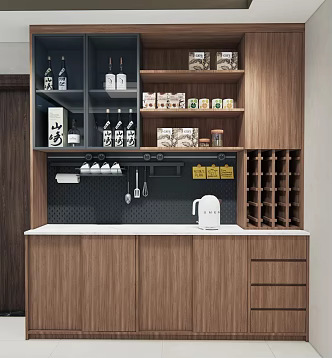 Chinese Restaurant Sideboard 3d model