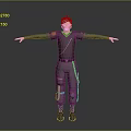 White Haired Character In Brown Outfit Standing With Fantasy Creature In Extended Arms Pose