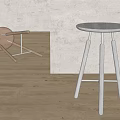 Bar stool 3d model