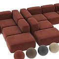 Stylish Modular Velvet Double Sofa With Multiple Color Options For Cozy Home Living Room